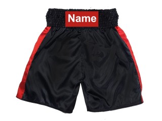 Shorts Boxe Anglaise Personnalisé : KNBSH-033-Noir